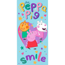 Javoli Peppa malac Smile fürdőlepedő, strand törölköző 70x140cm babatörülköző, kifogó