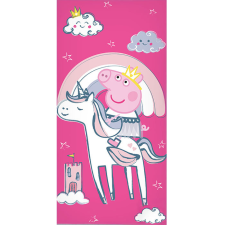 Javoli Peppa malac Unicorn fürdőlepedő, strand törölköző 70x140cm lakástextília