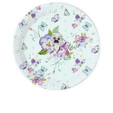 Javoli Pillangó Turquoise papírtányér 8 db-os 23 cm FSC party kellék