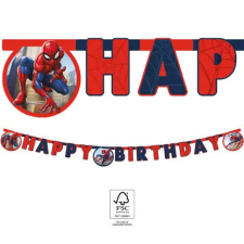 Javoli Pókember Crime Fighter Happy Birthday felirat FSC 2 m party kellék