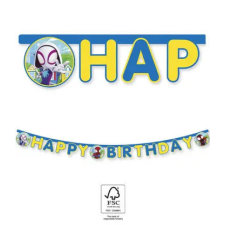 Javoli Pókember Spidey Happy Birthday felirat FSC 2 m party kellék