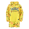 Javoli Pokémon Yellow belebújós plüss polár takaró, poncsó 10-16 év
