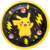 Javoli Pokémon Yellow Thunder papírtányér 8 db-os 18 cm