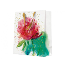Javoli Rózsa Watercolor papír ajándéktasak 20x25x10 cm party kellék