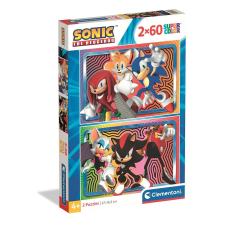Javoli Sonic a sündisznó 2x60 db-os puzzle Clementoni puzzle, kirakós