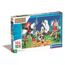 Javoli Sonic, a sündisznó Amy Rose 104 db-os puzzle Clementoni puzzle, kirakós