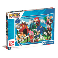 Javoli Sonic a sündisznó Crew 300 db-os puzzle Clementoni puzzle, kirakós