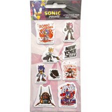 Javoli Sonic a sündisznó Heroes pufi szivacs matrica szett matrica