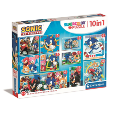 Javoli Sonic a sündisznó Heroes Rivals 10 az 1-ben puzzle Clementoni puzzle, kirakós