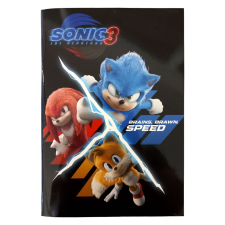 Javoli Sonic a sündisznó Hype Man B/5 vonalas füzet 40 lapos füzet