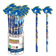Javoli Sonic a sündisznó Rush HB grafit ceruza forma radír véggel ceruza
