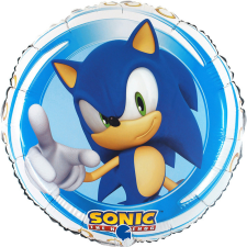 Javoli Sonic a sündisznó Trio fólia lufi 46 cm party kellék