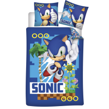 Javoli Sonic a sündisznó Turbo gyerek, ovis ágyneműhuzat 100×135cm, 40×60 cm babaágynemű, babapléd