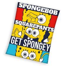 Javoli SpongyaBob Get Spongey coral fleece polár takaró 130x170cm lakástextília
