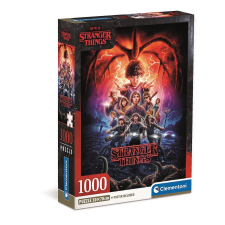 Javoli Stranger Things 1000 db-os Compact puzzle Clementoni puzzle, kirakós