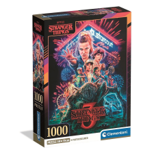 Javoli Stranger Things Starcourt Mall 1000 db-os Compact puzzle Clementoni puzzle, kirakós