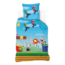 Javoli Super Mario Level ágyneműhuzat 140×200cm, 70×90 cm lakástextília