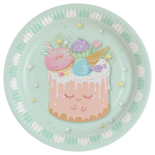 Javoli Sütemény Crazy Cake papírtányér 8 db-os 23 cm party kellék