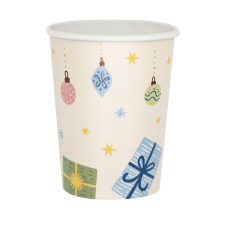 Javoli Téli erdő Winter Woodland papír pohár 8 db-os 250 ml party kellék