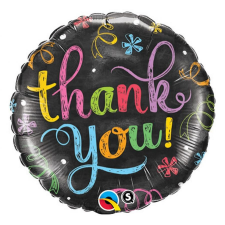 Javoli Thank You Chalkboard fólia lufi 46 cm party kellék