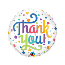 Javoli Thank You Confetti fólia lufi 46 cm party kellék