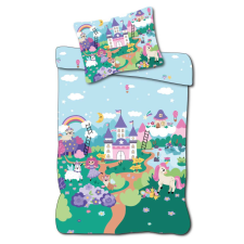 Javoli Unikornis Fairyland gyerek, ovis ágyneműhuzat 100×135cm, 40×60cm babaágynemű, babapléd