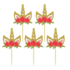 Javoli Unikornis Rose díszítő pálca 6 db-os