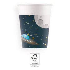 Javoli Űr Rocket Space papír pohár 8 db-os 200 ml FSC party kellék