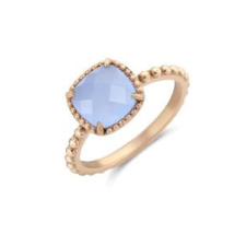 Javoli Victoria Rose gold színű kék köves gyűrű gyűrű