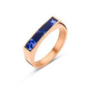 Javoli Victoria Rose gold színű kék mintás gyűrű