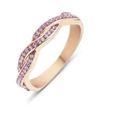Javoli Victoria Rose gold színű rózsaszín köves gyűrű gyűrű