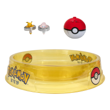 Jazwares Pokémon Battle Spinner Arena szett Pikachu és Meowth figurákkal játékfigura