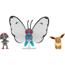 Jazwares Pokémon figurák - Eevee, Pawniard, Butterfree játékfigura