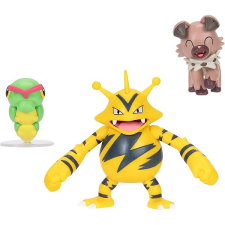 Jazwares Pokémon figurky - Caterpie, Rockruff, Electabuzz játékfigura