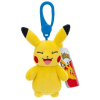Jazwares Pokémon kulcstartós plüssfigura - Pikachu 8 cm (nevető), PKW3654