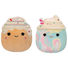 Jazwares Squishmallows: Kifordítható frappé és fahéjas csiga plüss - 13 cm plüssfigura