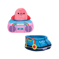 Jazwares Squishville mini plüss játékkészlet, 80s Disco (SQM0057-3) plüssfigura