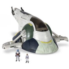 Jazwares Star Wars - Csillagok háborúja Micro Galaxy Squadron 20 cm-es jármű figurával - Jango Fett űrhajója akciófigura