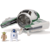 Jazwares Star Wars jármű figurával, Yoda's Jedi, Starfighter Yoda, R2-D2, 8 cm (SWJ0008)