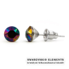  Jazzy színes Swarovski® kristályos fülbevaló - Rainbow Dark