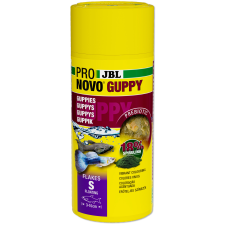 JBL | ProNovo | Guppy Flakes | Pehelytáp | Guppyk számára - 45 g/250 ml haleledel
