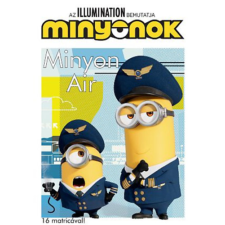 JCS Média Kft. Minyonok - Minyon Air - 16 matricával! gyermek- és ifjúsági könyv