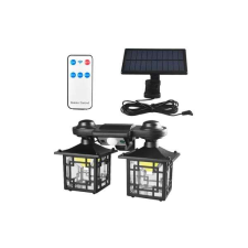  JD-2219A Napelemes mozgásérzékelős lámpa 2 DB burával, fali/ leszúrható kültéri világítás