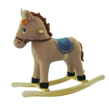  Jednorožec húpací s efektmi hnedý 74cm elektronikus játék