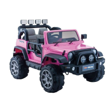 JEEP HP Jeep pink 12V Elektromos kisautó 3950 elektromos járgány