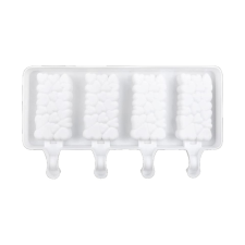  Jégkrém készítő szilikon forma, szív minta 12,5x19cm - Jégkrém készítő sütés és főzés