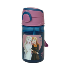 Jégvarázs Disney Jégvarázs Sisters műanyag kulacs akasztóval 350 ml kulacs, kulacstartó