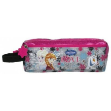  Jégvarázs tolltartó, beledobálós, szögletes, KL18, Elsa, Anna és Olaf tolltartó