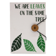 Jegyzetfüzet Zsinórral - Leaves on the same tree füzet