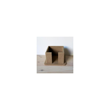 Jegyzettömb tartó, mérete: 10x10x7 cm dekorációs kellék